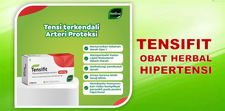 Tensifit Obat Herbal Berkhasiat Turunkan Hipertensi